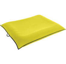 Coussin de siège jaune avec bordure