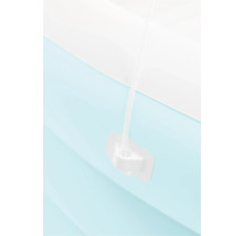 Vue détaillée d'un cordon de traction sur un store enrouleur