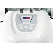 Panneau de commande d'un bain à remous avec affichage numérique et boutons