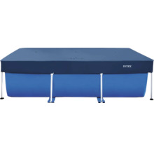 Piscine rectangulaire avec couverture et logo Intex