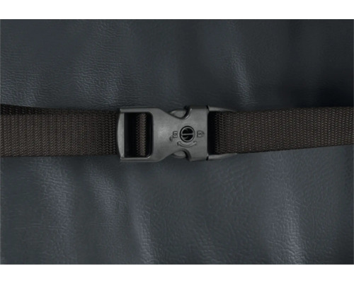 Detailansicht eines Verschlusses mit Gurtband