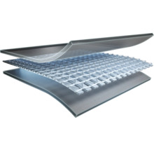 Revêtement de sol multicouche en détail