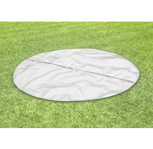 Couverture ronde pour protéger les piscines dans le jardin