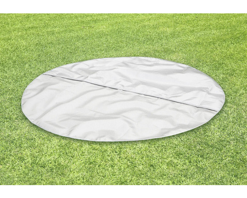 Couverture ronde pour protéger les piscines dans le jardin