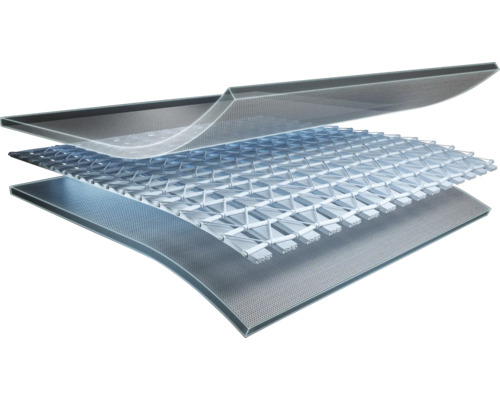 Structure en couches d'un revêtement de sol