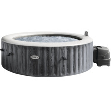 Jacuzzi gonflable aspect bois avec logo Intex