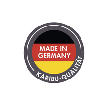 Made in Germany Siegel Karibu-Qualität