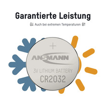 Ansmann CR2032 3V Lithium Batterie für extreme Temperaturen