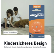Ansmann SR60 364 Silberoxid Batterie mit Kindersicherheitsverpackung