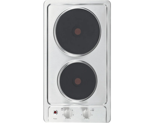 Plaque de cuisson électrique avec deux zones de cuisson