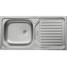 Évier en acier inoxydable avec égouttoir