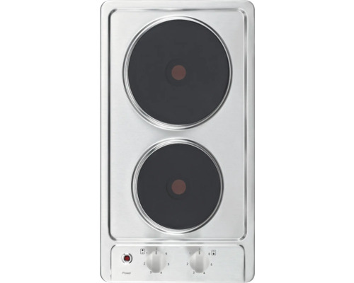 Plaque de cuisson électrique avec deux zones de cuisson