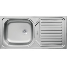 Évier en acier inoxydable avec égouttoir