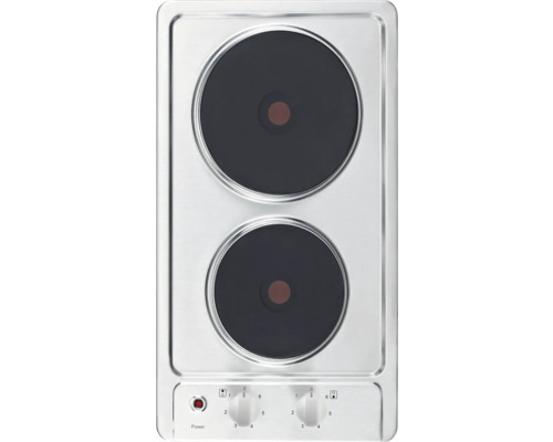 Plaque de cuisson électrique avec deux zones de cuisson