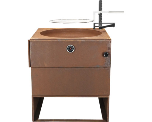 Barbecue avec affichage de la température et grille