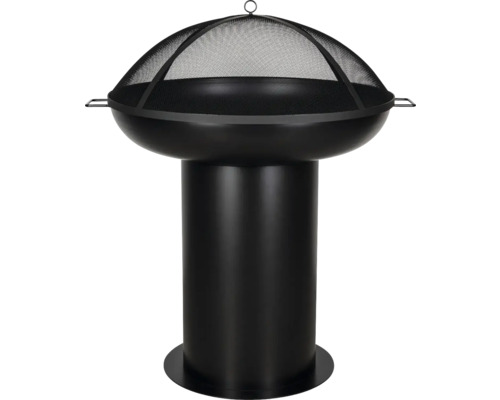 Foyer en acier avec protection anti-étincelles