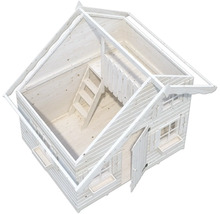 Cabane de jeu en bois avec échelle pour grimper