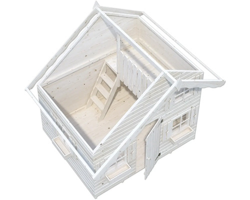 Cabane de jeu en bois avec échelle pour grimper