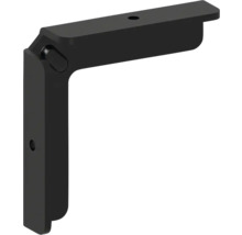 Schwenkbarer Winkelverbinder mit Bohrungen zur Befestigung