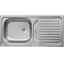 Évier en acier inoxydable avec égouttoir