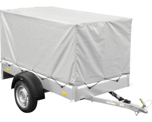 Anhänger mit Plane für den Transport von Gütern