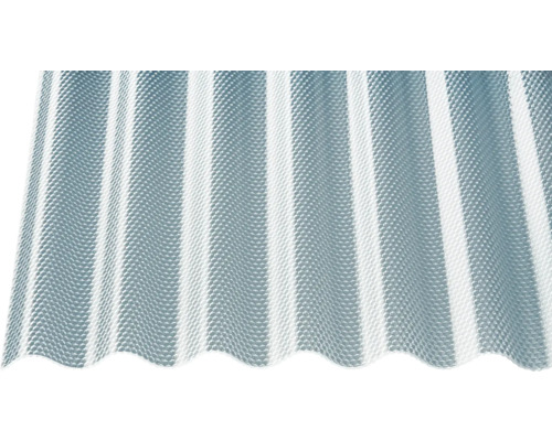 Plaque ondulée en plastique