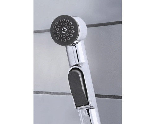 Douchette WC en métal avec pommeau de douche