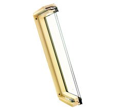 Fenêtre de toit en bois avec vitrage