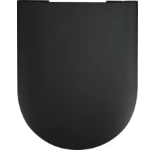 Schwarzer WC-Sitz