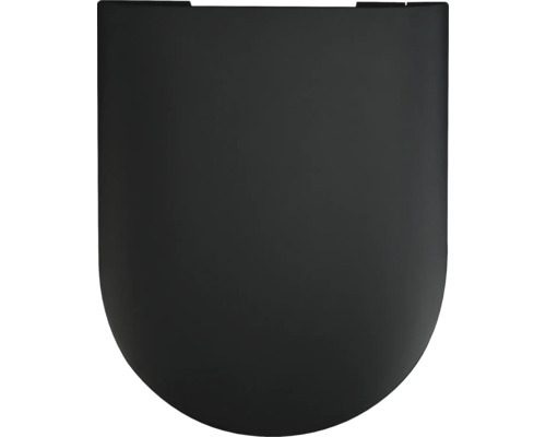 Schwarzer WC-Sitz