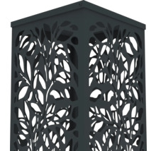 Dekorative Gartenleuchte mit filigranem Blätterdesign