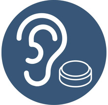 Symbol für Gehörschutz