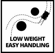 Symbole pour faible poids et manipulation facile