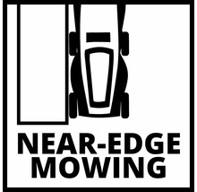 Symbole pour tonte près des bordures