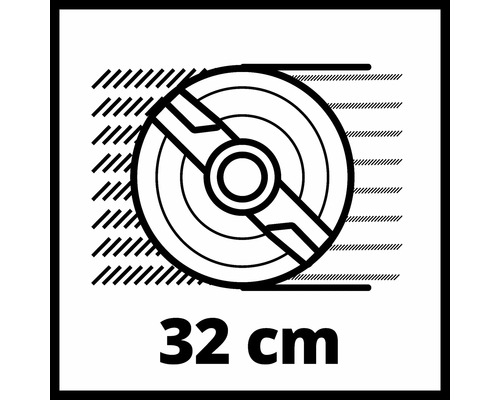 Symbole pour diamètre de 32 cm
