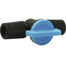 Schlauchverbinder mit Absperrhahn für Gartenschläuche