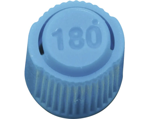 Kunststoffkappe mit der Aufschrift 180 Grad