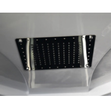 Pomme de douche rectangulaire avec plusieurs buses