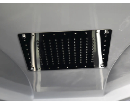 Pomme de douche rectangulaire avec plusieurs buses