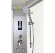 Duschpaneel mit Handbrause und Bedienelementen
