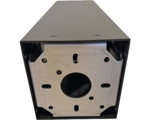 Ansicht eines Rollladenkastens mit Montageplatte