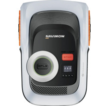 Navimow Mähroboter mit Stopptaste und Exact Fusion Locating System