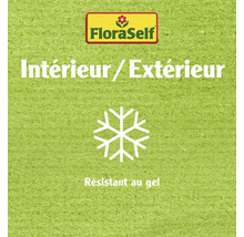 Logo FloraSelf. Convient pour l'intérieur et l'extérieur. Résistant au gel.