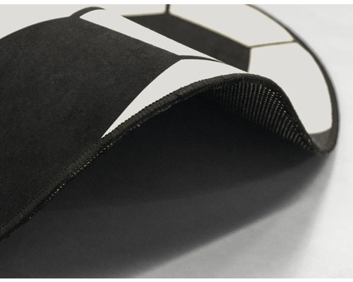 Détail d'un paillasson de football