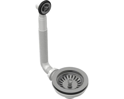 Siphon de lavabo avec tuyau d'évacuation flexible
