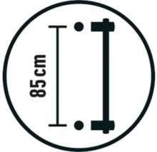 Symbol für eine Länge von 85 Zentimetern