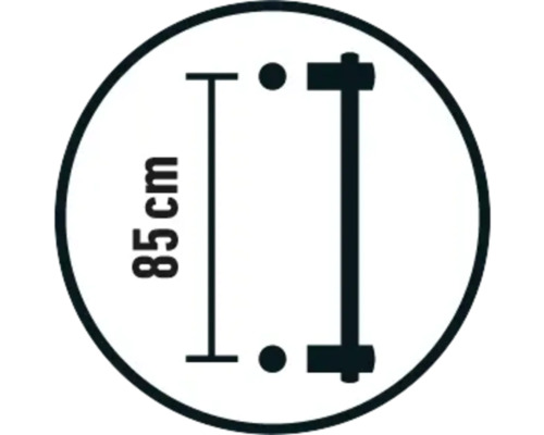 Symbol für eine Länge von 85 Zentimetern