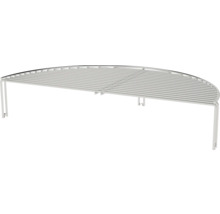 Grille de cuisson demi-ronde en métal avec pieds