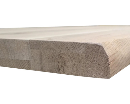 Planche en bois avec bord biseauté