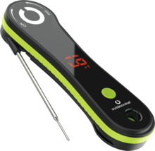 Thermomètre à viande numérique avec sonde de mesure et logo Outdoorchef